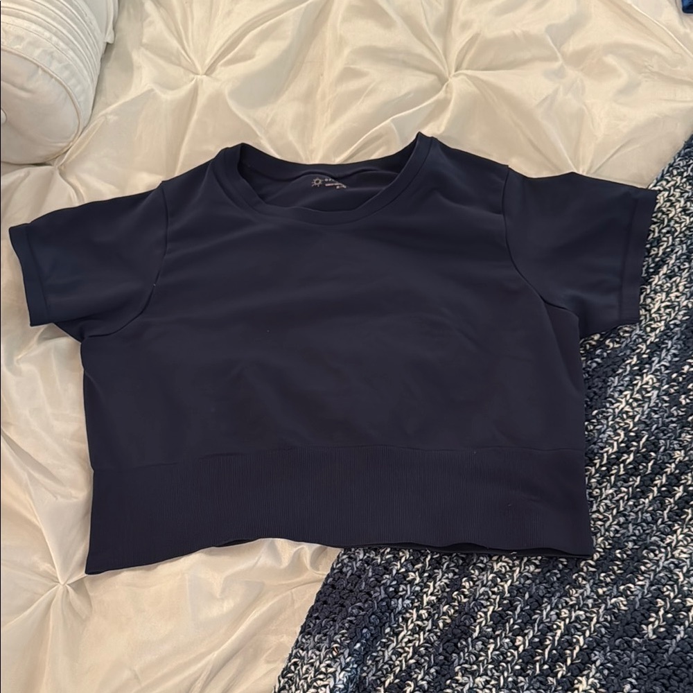 Aerie Navy Blue Crop Top